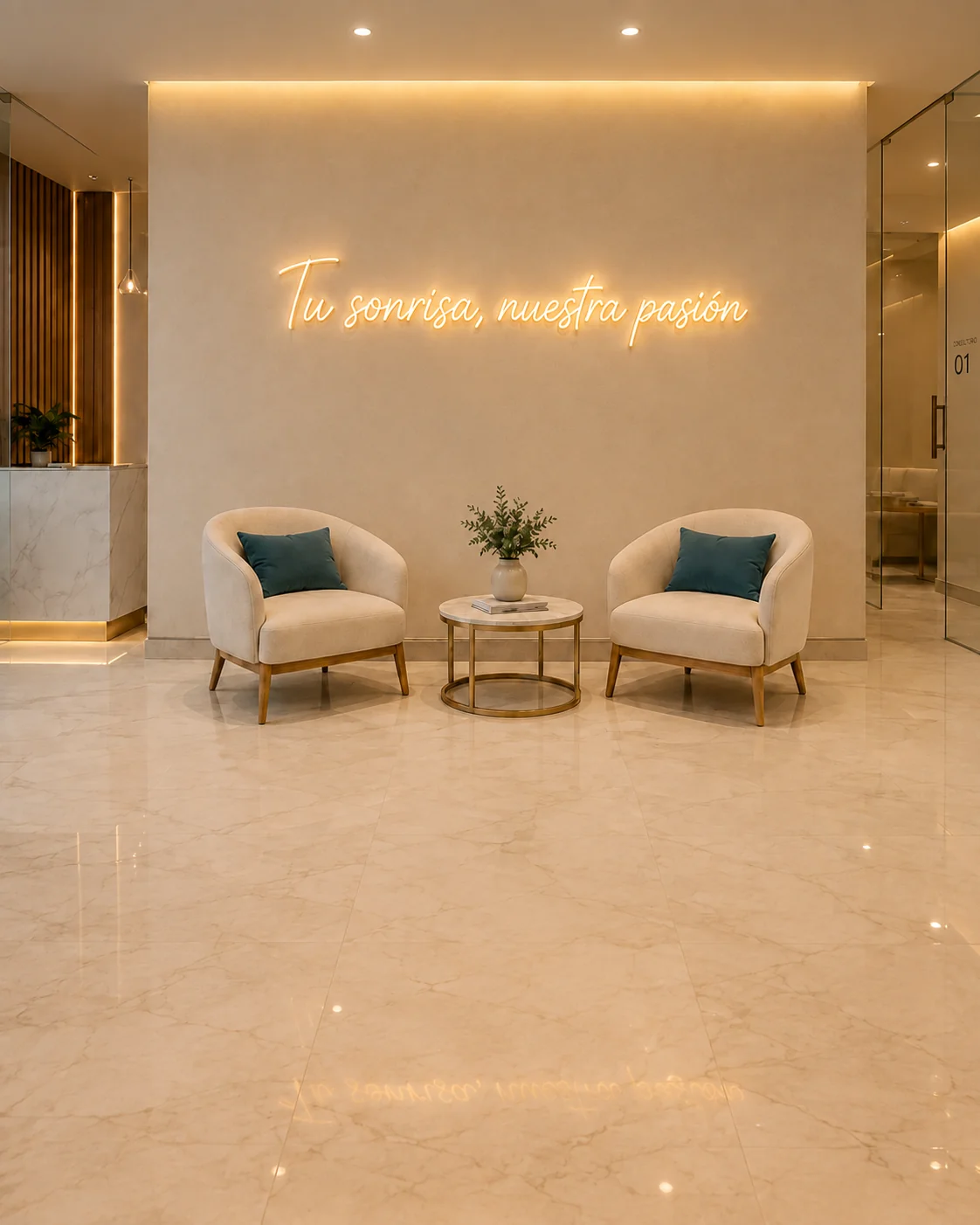 Neón LED para consultorios dentales