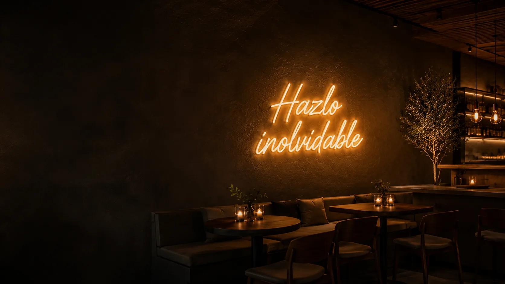 Letrero de neón LED personalizado Aragón